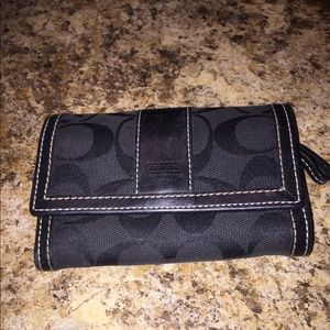 Black  Coach Wallet
